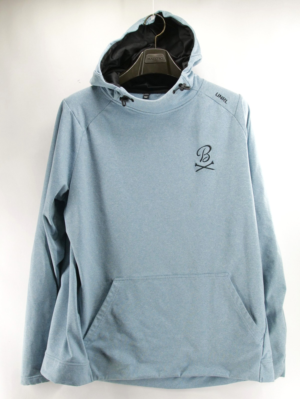UNRL Barstool Golf Fore Play Hoodie Mens XL Light Blue